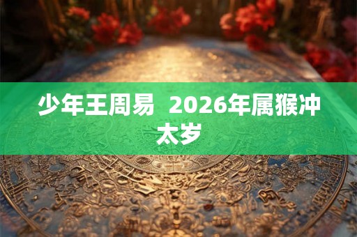 少年王周易 2026年属猴冲太岁 少年王周易 2026年属猴冲太岁