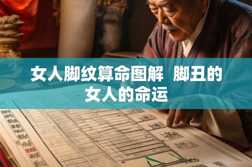 女人脚纹算命图解  脚丑的女人的命运