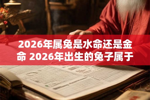 2026年属兔是水命还是金命 2026年出生的兔子属于水命还是金命
