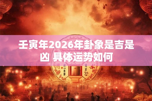 壬寅年2026年卦象是吉是凶 具体运势如何 壬寅年2026年卦象是吉是凶 具体运势如何