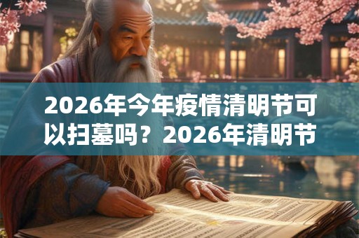 2026年今年疫情清明节可以扫墓吗?2026年清明节禁止扫墓吗 2026年今年疫情清明节可以扫墓吗?2026年清明节禁止扫墓吗