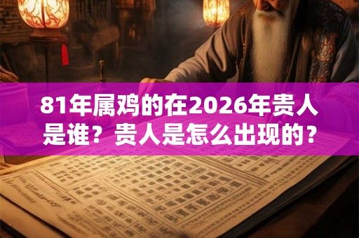 81年属鸡的在2026年贵人是谁？贵人是怎么出现的？