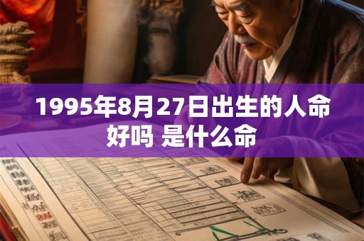 1995年8月27日出生的人命好吗 是什么命 1995年8月27日出生的人命好吗 是什么命