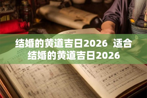 结婚的黄道吉日2026  适合结婚的黄道吉日2026