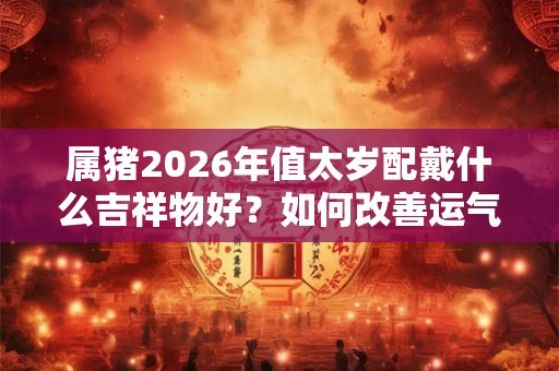 属猪2026年值太岁配戴什么吉祥物好？如何改善运气？