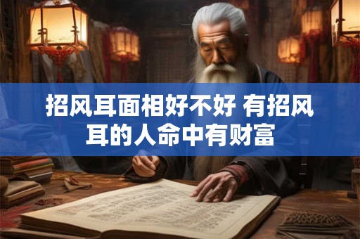 招风耳面相好不好 有招风耳的人命中有财富