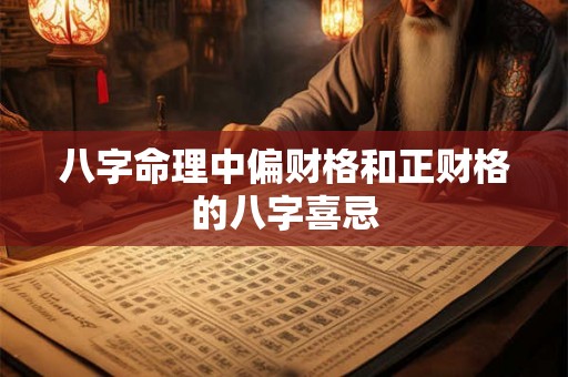 八字命理中偏财格和正财格的八字喜忌 八字命理中偏财格和正财格的八字喜忌