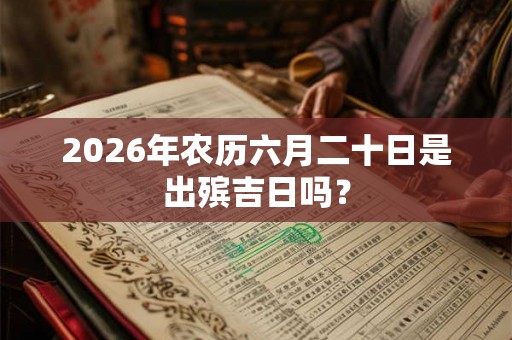 2026年农历六月二十日是出殡吉日吗？