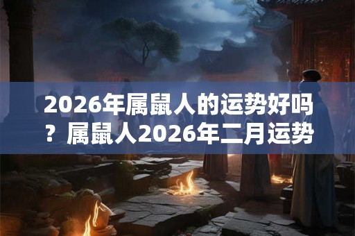 2026年属鼠人的运势好吗？属鼠人2026年二月运势怎么样？