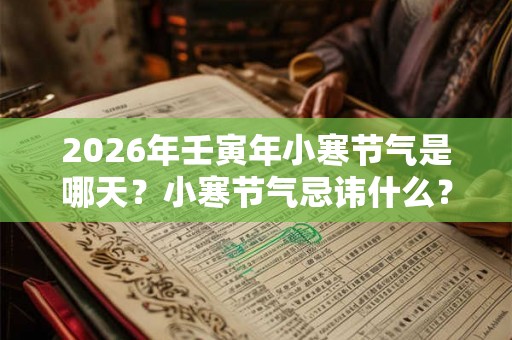 2026年壬寅年小寒节气是哪天？小寒节气忌讳什么？