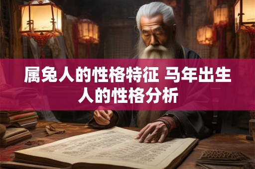 属兔人的性格特征 马年出生人的性格分析