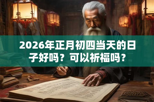 2026年正月初四当天的日子好吗？可以祈福吗？