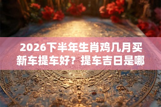 2026下半年生肖鸡几月买新车提车好？提车吉日是哪几天？