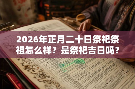 2026年正月二十日祭祀祭祖怎么样？是祭祀吉日吗？
