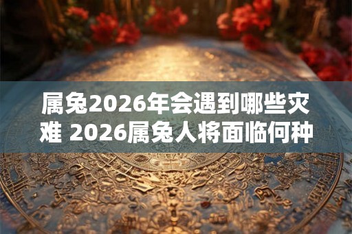 属兔2026年会遇到哪些灾难 2026属兔人将面临何种灾难 属兔2026年会遇到哪些灾难 2026属兔人将面临何种灾难
