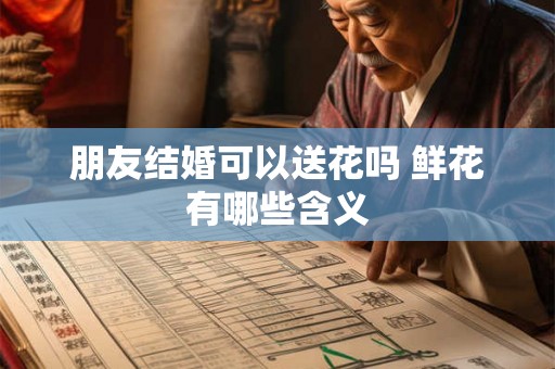 朋友结婚可以送花吗 鲜花有哪些含义