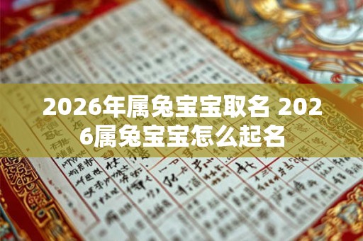 2026年属兔宝宝取名 2026属兔宝宝怎么起名
