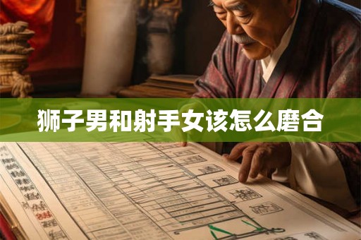 狮子男和射手女该怎么磨合
