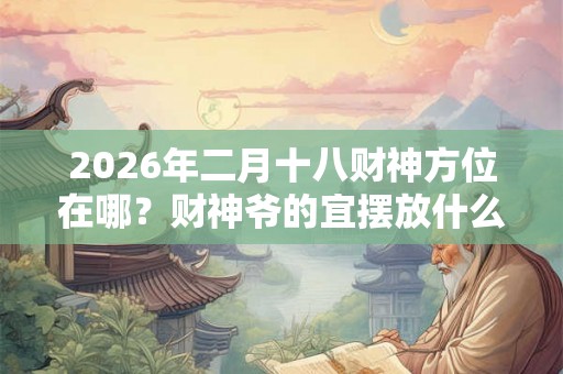 2026年二月十八财神方位在哪？财神爷的宜摆放什么位置？