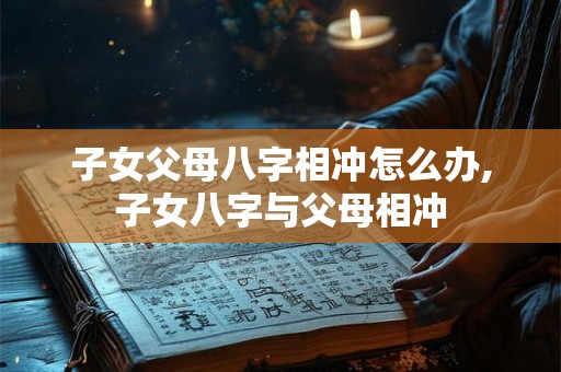 子女父母八字相冲怎么办,子女八字与父母相冲