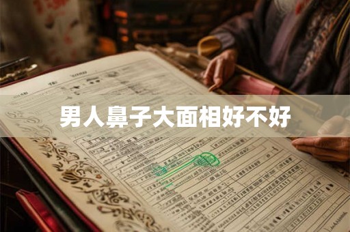 男人鼻子大面相好不好