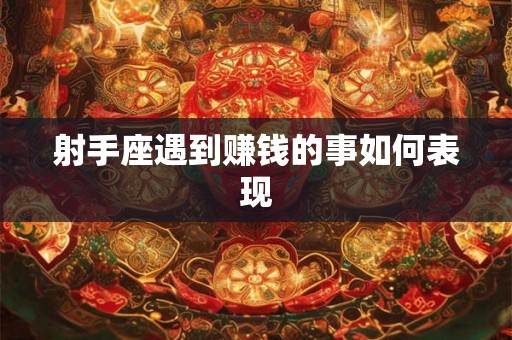 射手座遇到赚钱的事如何表现