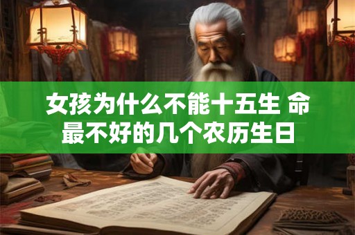 女孩为什么不能十五生 命最不好的几个农历生日 女孩为什么不能十五生 命最不好的几个农历生日