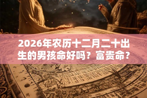 2026年农历十二月二十出生的男孩命好吗？富贵命？