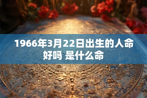 1966年3月22日出生的人命好吗 是什么命
