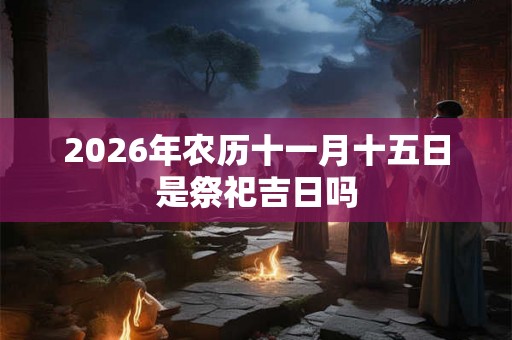 2026年农历十一月十五日是祭祀吉日吗 2026年农历十一月十五日是祭祀吉日吗
