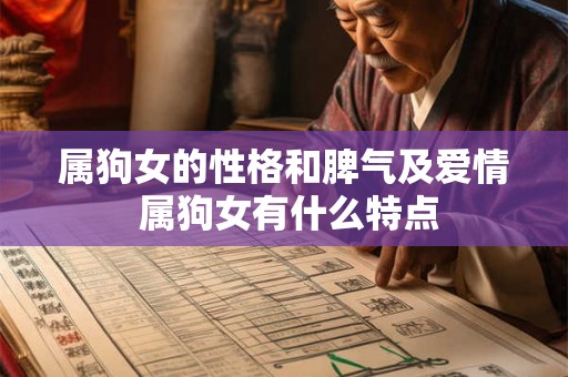 属狗女的性格和脾气及爱情 属狗女有什么特点