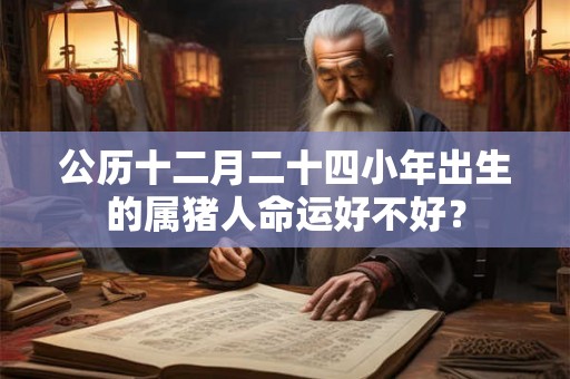 公历十二月二十四小年出生的属猪人命运好不好？