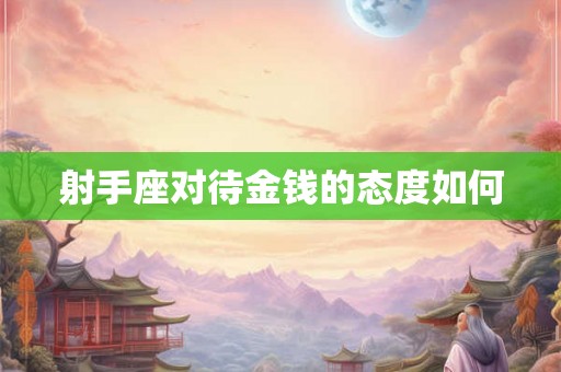 射手座对待金钱的态度如何 射手座对待金钱的态度如何
