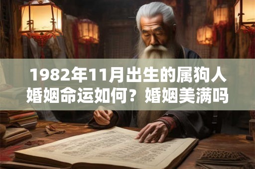1982年11月出生的属狗人婚姻命运如何？婚姻美满吗？