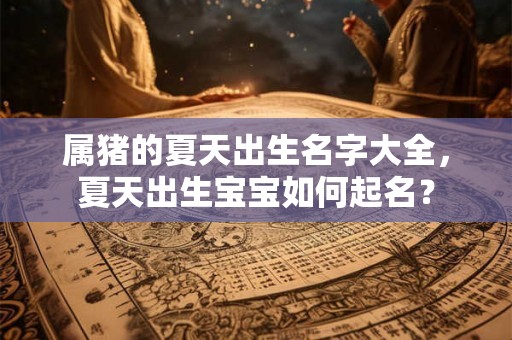 属猪的夏天出生名字大全，夏天出生宝宝如何起名？