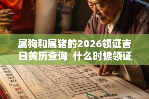 属狗和属猪的2026领证吉日黄历查询 什么时候领证最吉利 属狗和属猪的2026领证吉日黄历查询 什么时候领证最吉利