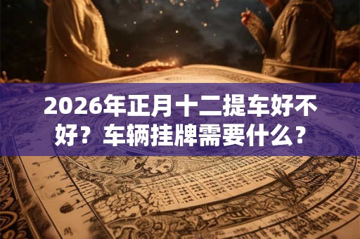 2026年正月十二提车好不好？车辆挂牌需要什么？