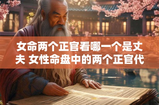 女命两个正官看哪一个是丈夫 女性命盘中的两个正官代表丈夫吗