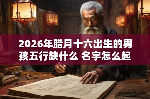 2026年腊月十六出生的男孩五行缺什么 名字怎么起