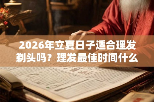 2026年立夏日子适合理发剃头吗？理发最佳时间什么时候？