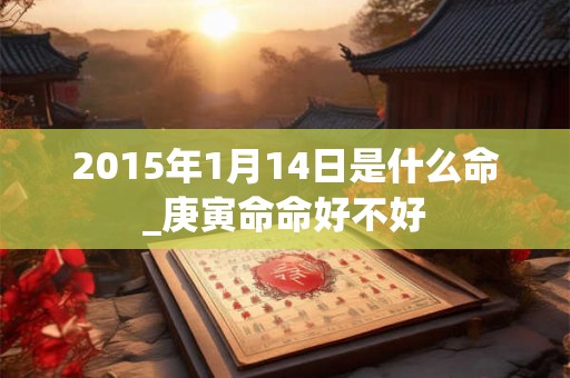 2015年1月14日是什么命_庚寅命命好不好