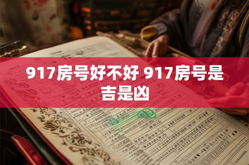 917房号好不好 917房号是吉是凶