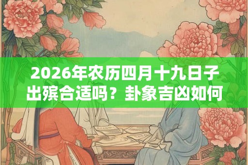 2026年农历四月十九日子出殡合适吗？卦象吉凶如何？