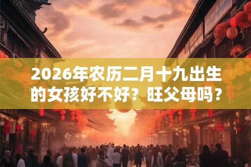 2026年农历二月十九出生的女孩好不好？旺父母吗？