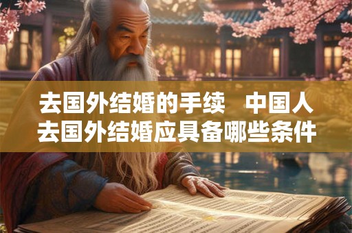 去国外结婚的手续   中国人去国外结婚应具备哪些条件
