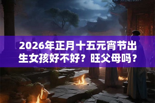 2026年正月十五元宵节出生女孩好不好？旺父母吗？