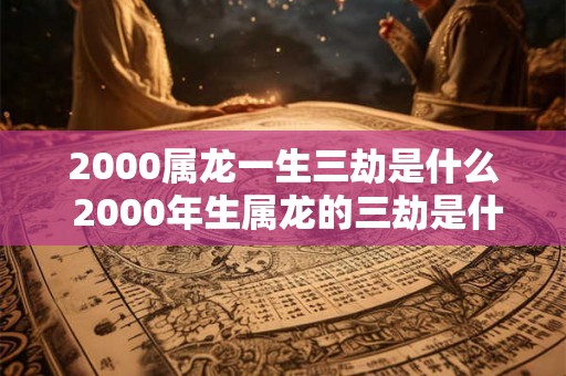 2000属龙一生三劫是什么 2000年生属龙的三劫是什么