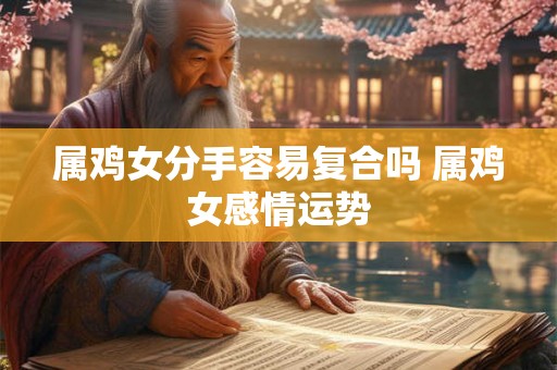 属鸡女分手容易复合吗 属鸡女感情运势
