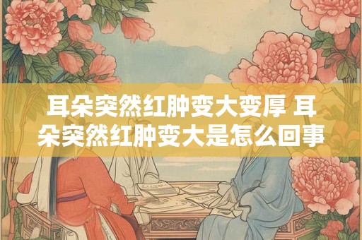 耳朵突然红肿变大变厚 耳朵突然红肿变大是怎么回事