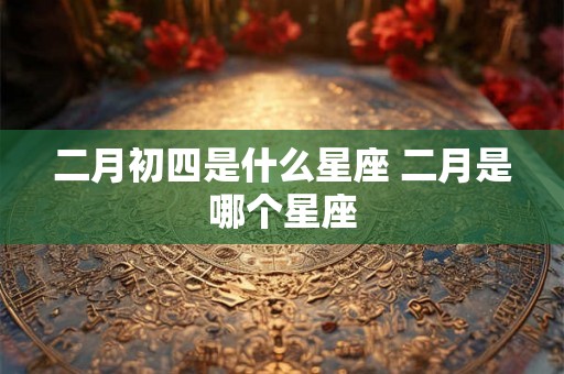 二月初四是什么星座 二月是哪个星座 二月初四是什么星座 二月是哪个星座